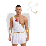 Valentine Cupid Cosplay Costume with Cuffs Wings Bow Arrow